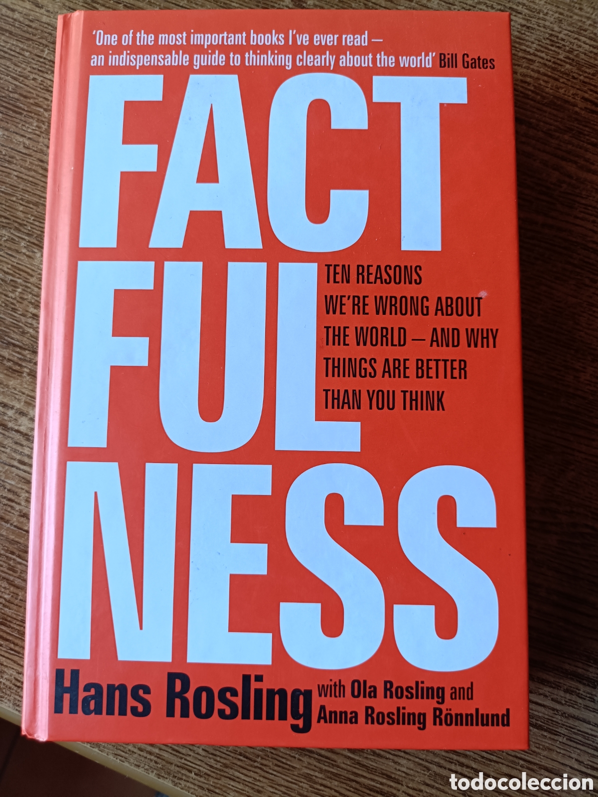 Libros de segunda mano: Factfulness, Hans Rosling. Sceptre, tapa dura. Ingl&eacute;s, econom&iacute;a, sociolog&iacute;a, filosof&iacute;a