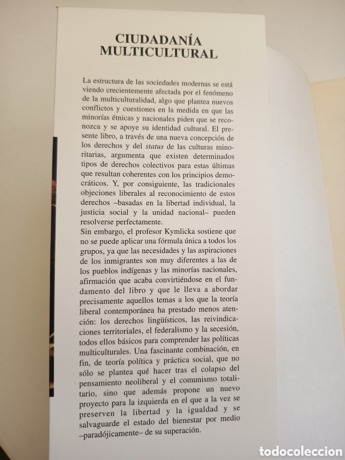 Libros de segunda mano: Ciudadan&iacute;a multicultural - Foto 3