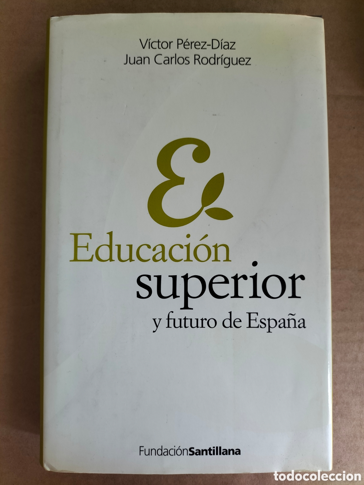 Libros de segunda mano: Educaci&oacute;n superior y futuro de Espa&ntilde;a. V&iacute;ctor P&eacute;rez-D&iacute;az Juan Carlos Rodr&iacute;guez. Santillana, 01 Libro