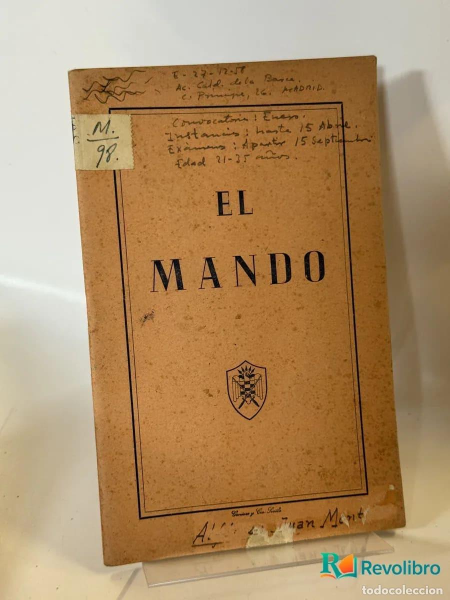 Libros de segunda mano: El Mando - no disponible