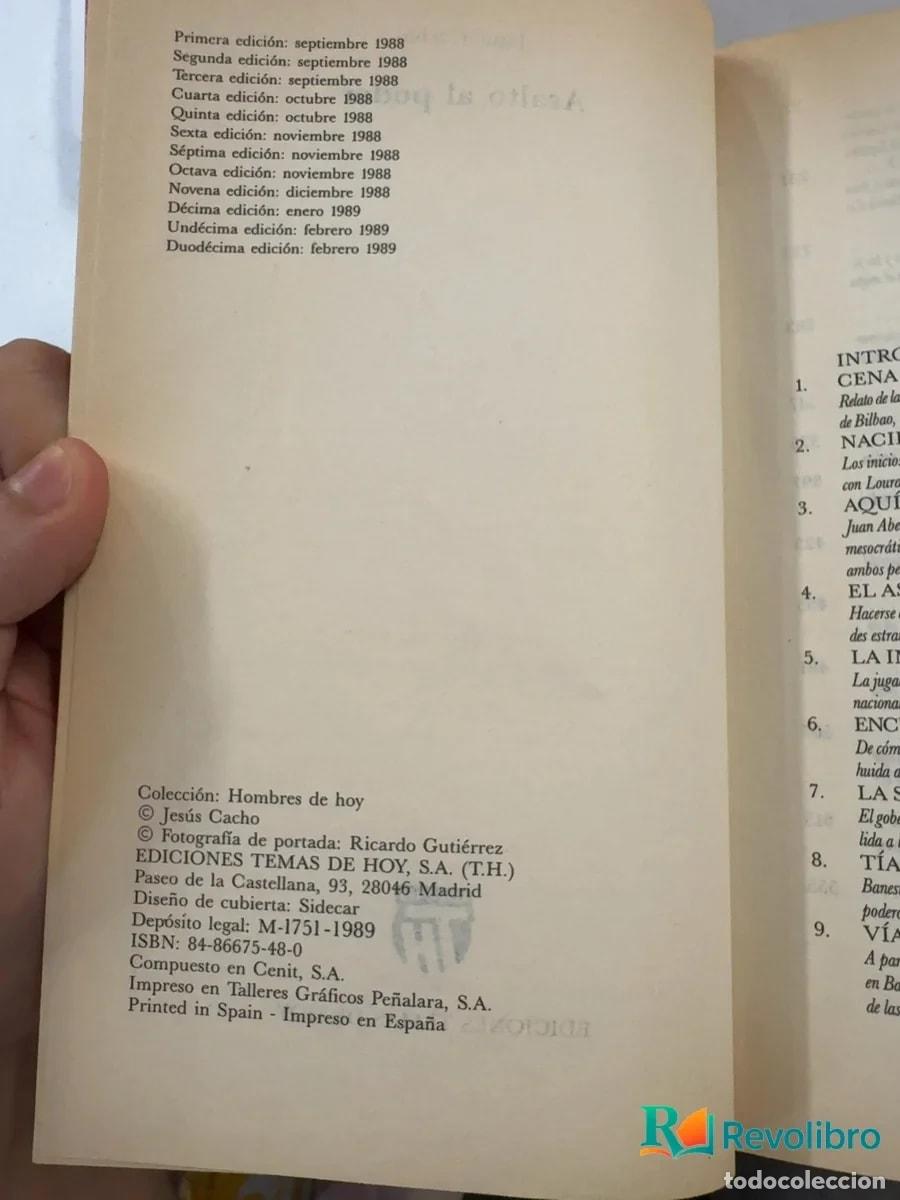 Libros de segunda mano: Asalto al poder - Jes&uacute;s Cacho - Foto 3