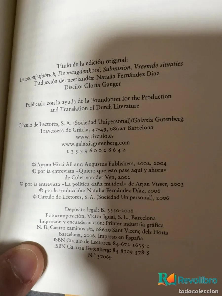 Libros de segunda mano: Yo Acuso - Ayaan Hirsi Ali - Foto 3