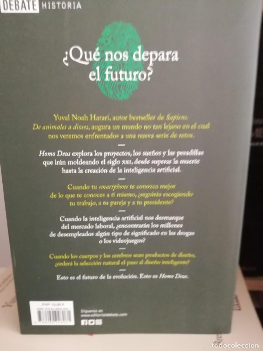 Libros de segunda mano: Homo Deus. Breve historia del ma&ntilde;ana. - Foto 2