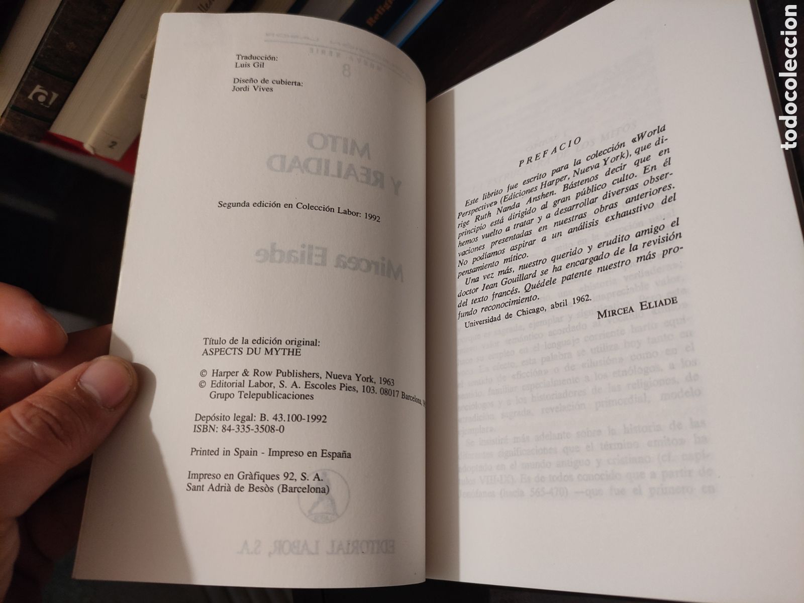 Libros de segunda mano: MITO Y REALIDAD - Mircea Eliade - Foto 6