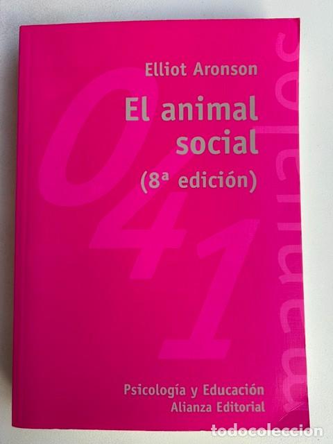 Second hand books: El animal social -Elliot Aronson-