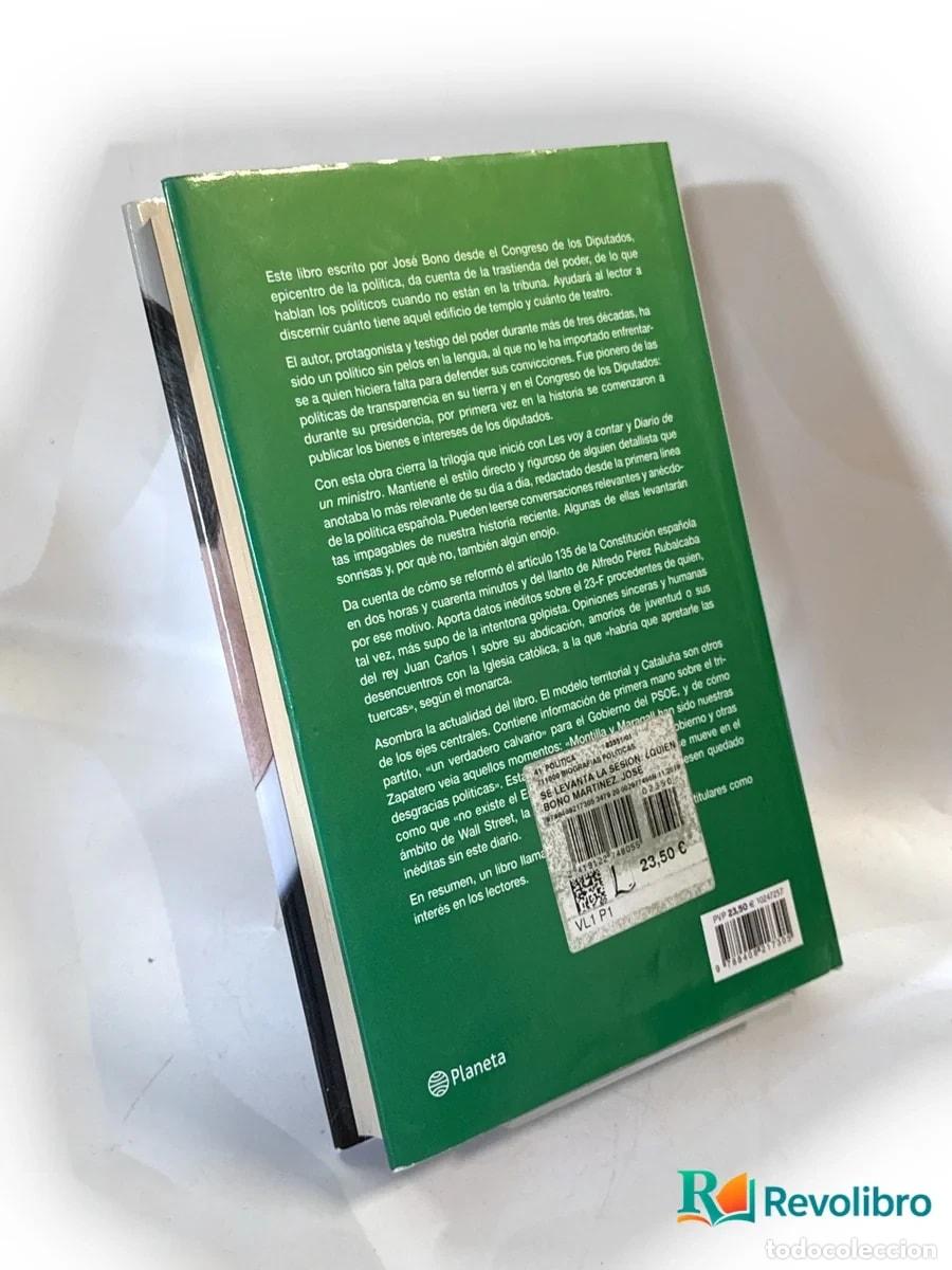 Libros de segunda mano: Se levanta la sesi&oacute;n - Jos&eacute; Bono Mart&iacute;nez - Foto 2