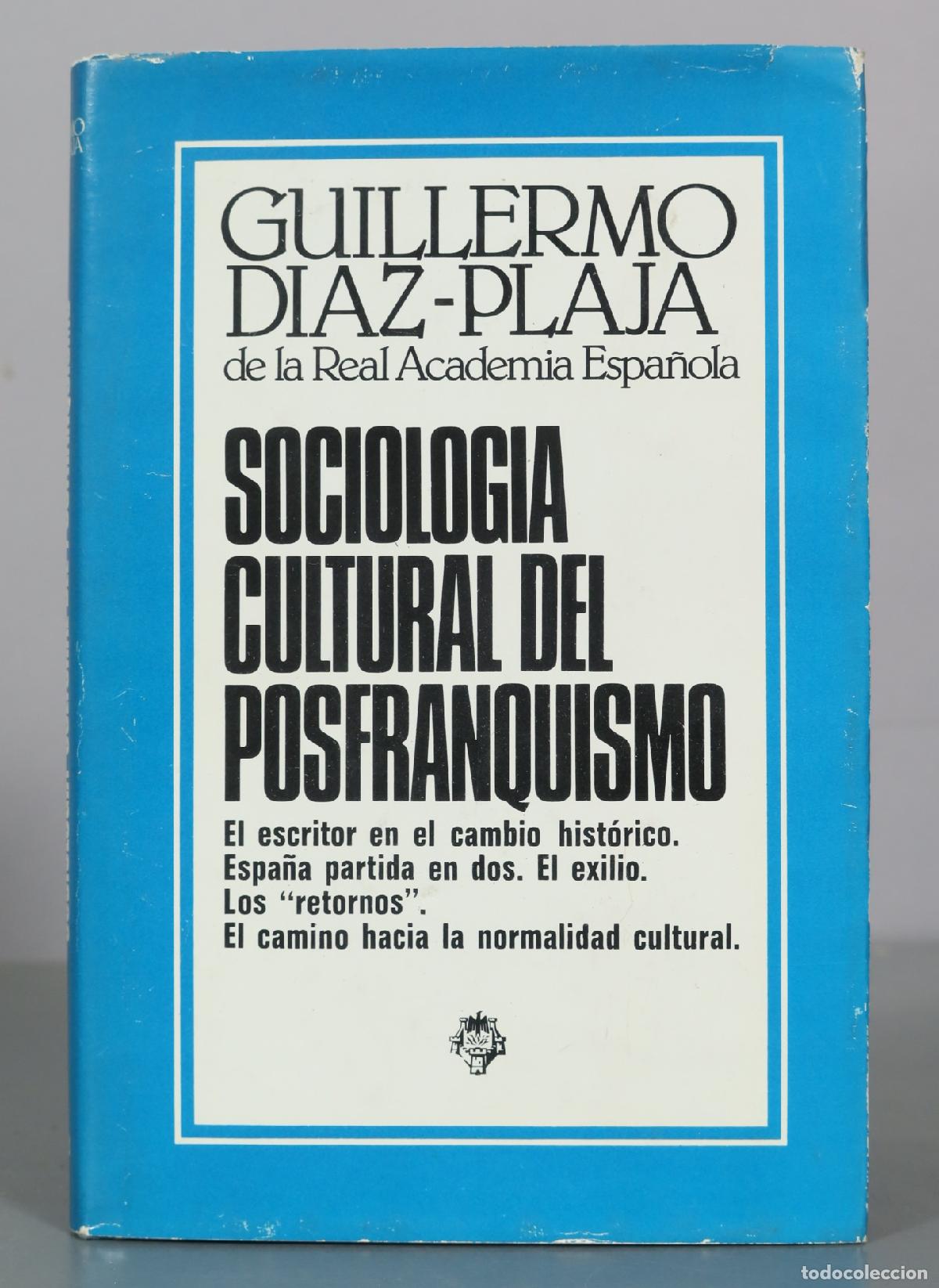 Livros em segunda m&atilde;o: Sociologia cultural del posfranquismo - Guillermo Diaz-Plaja