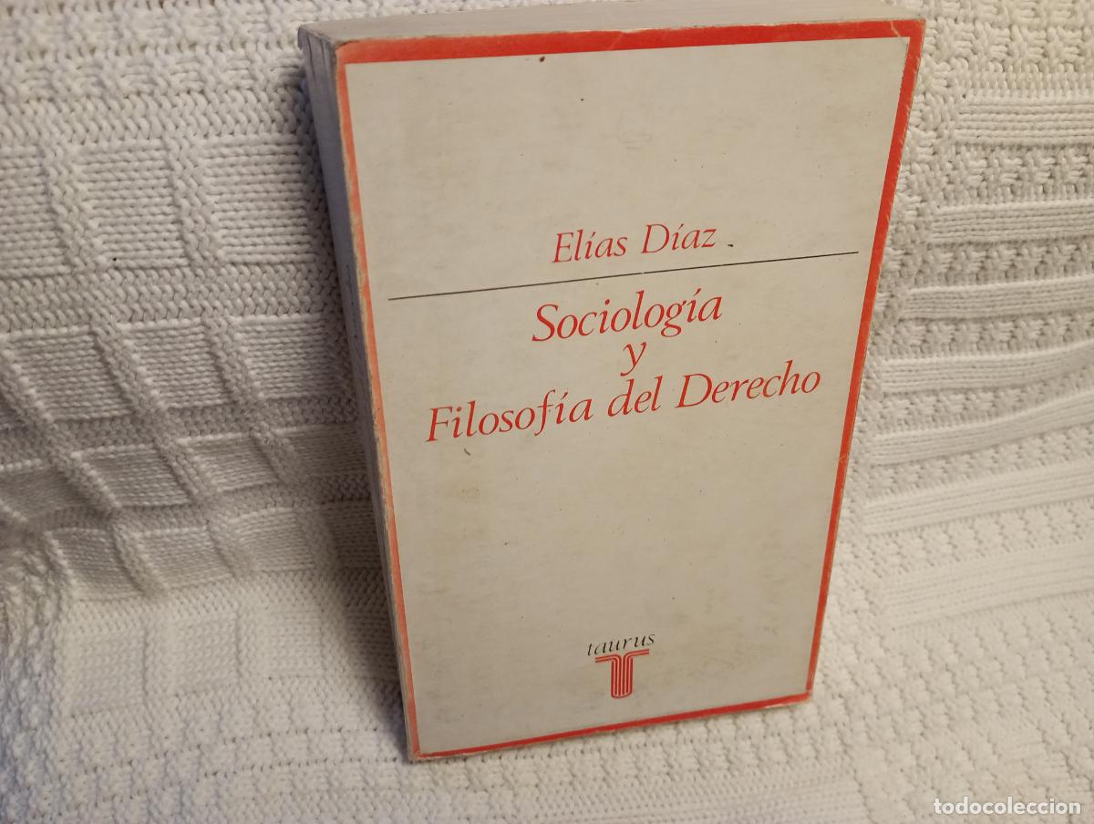 Libros de segunda mano: SOCIOLOGIA Y FILOSOFIA DEL DERECHO