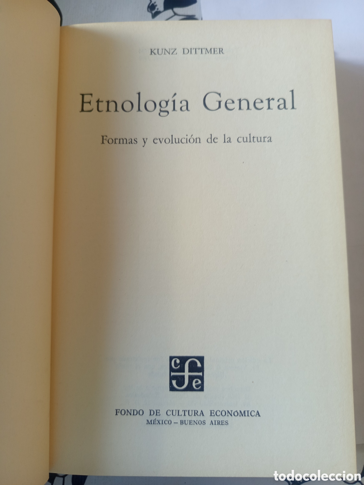 Libros de segunda mano: Etnolog&iacute;a general - Kunz Dittmer - Foto 3