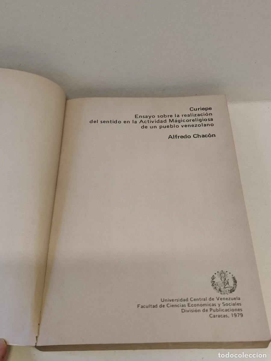 Libros de segunda mano: Alfredo Chacon - Curiepe - Foto 2