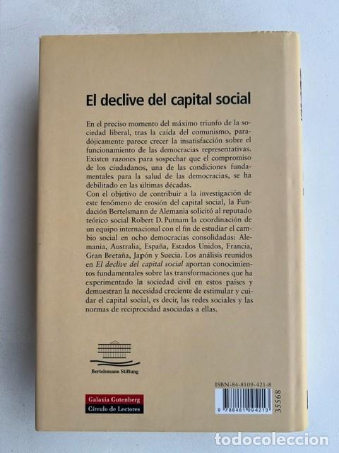 Libros de segunda mano: El declive del capital social -Robert Putnam- - Foto 2