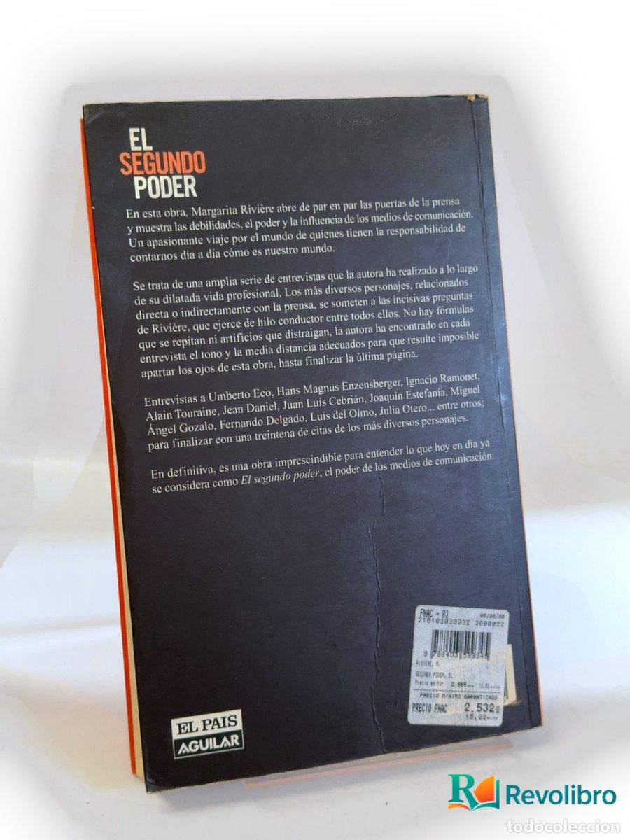 Libros de segunda mano: El segundo poder - Margarita Rivi&egrave;re - Foto 2
