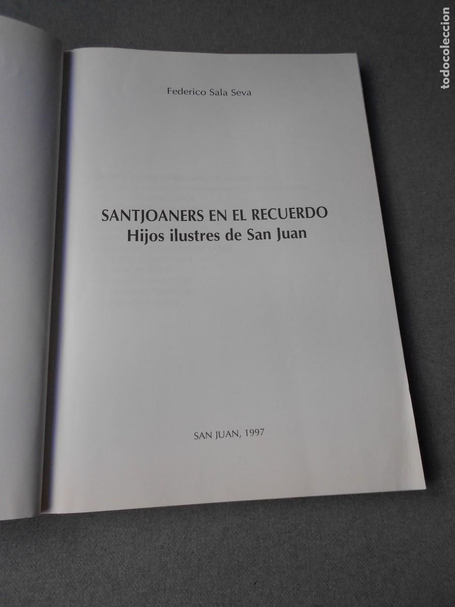 Libros de segunda mano: SANTJOANERS EN EL RECUERDO - Foto 2