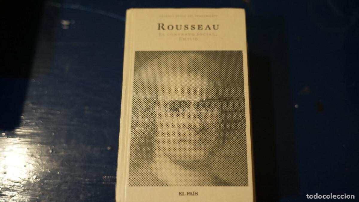 Libros de segunda mano: Rousseau - El contrato social - Emilio