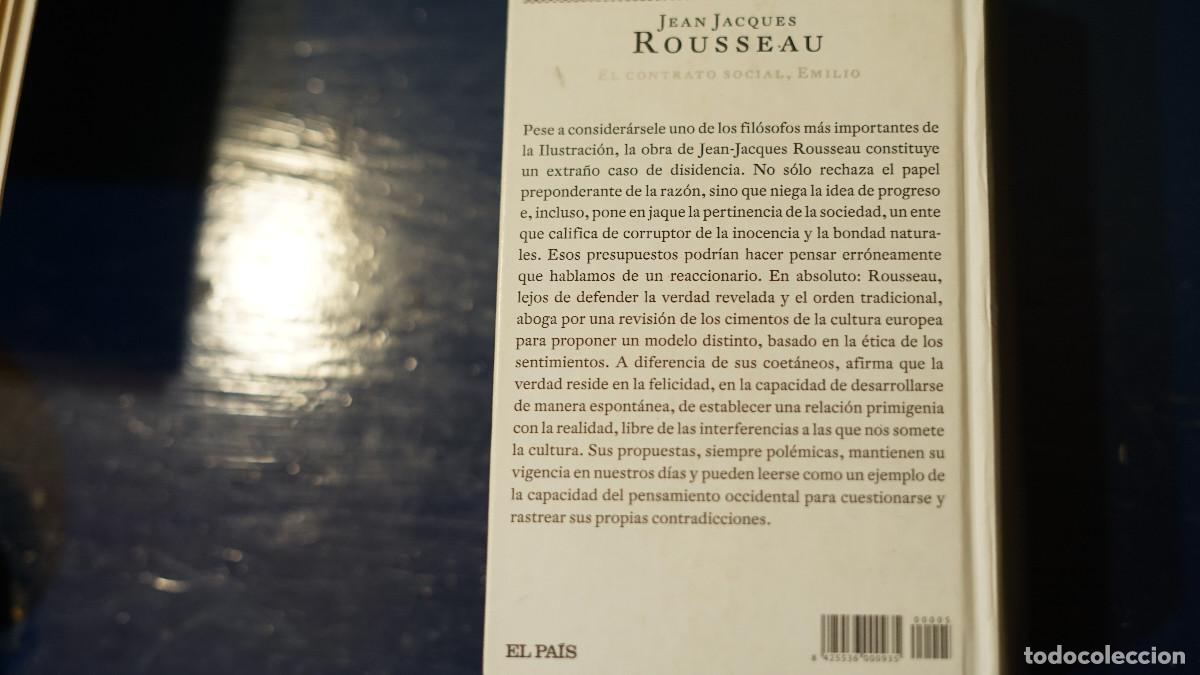 Libros de segunda mano: Rousseau - El contrato social - Emilio - Foto 3