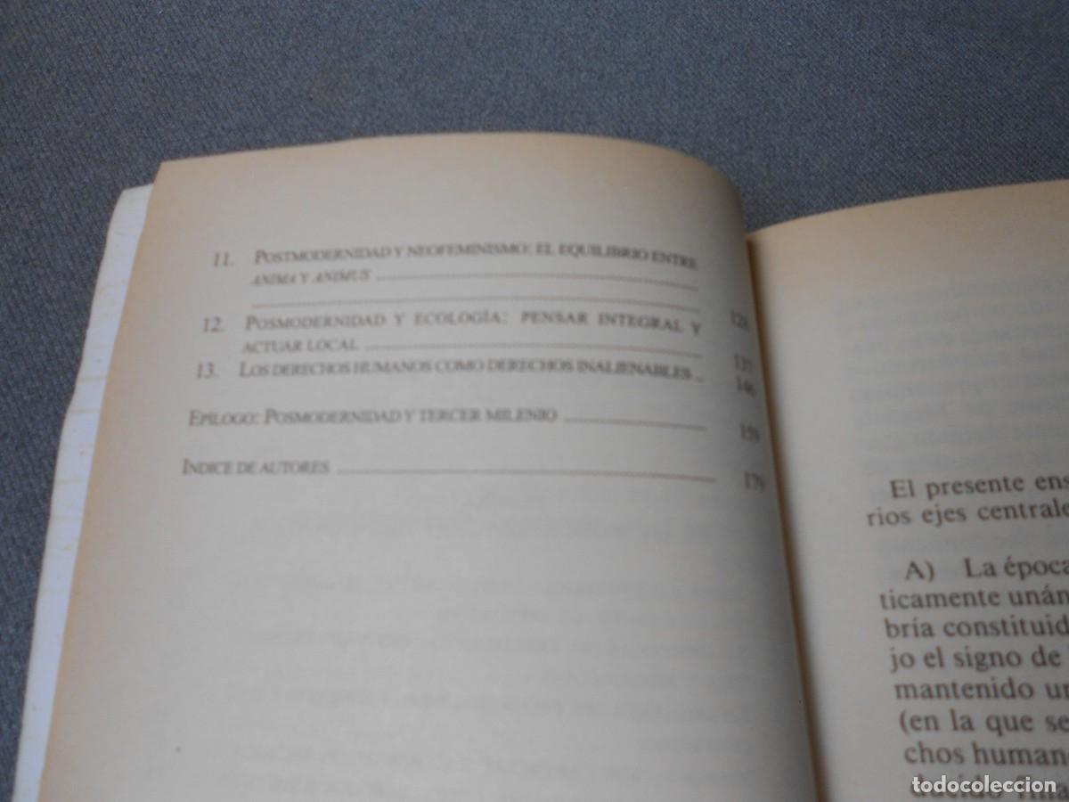 Libros de segunda mano: POSTMODERNIDAD: DECADENCIA O RESISTENCIA. - Foto 4