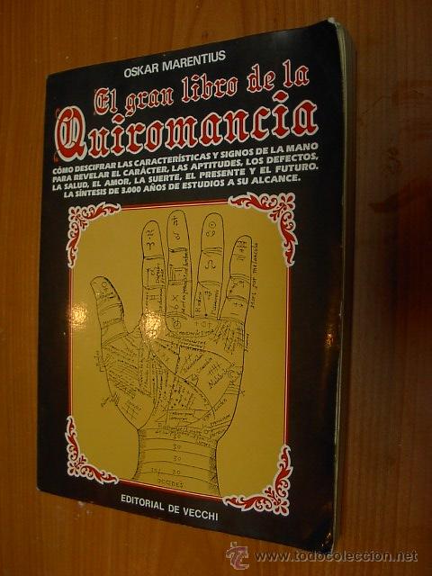 Libros de segunda mano: El gran libro de la quiromancia, Oscar Marentius, Ed. Vecchi - Foto 1