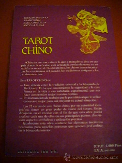 Libros de segunda mano: Tarot Chino - Foto 2