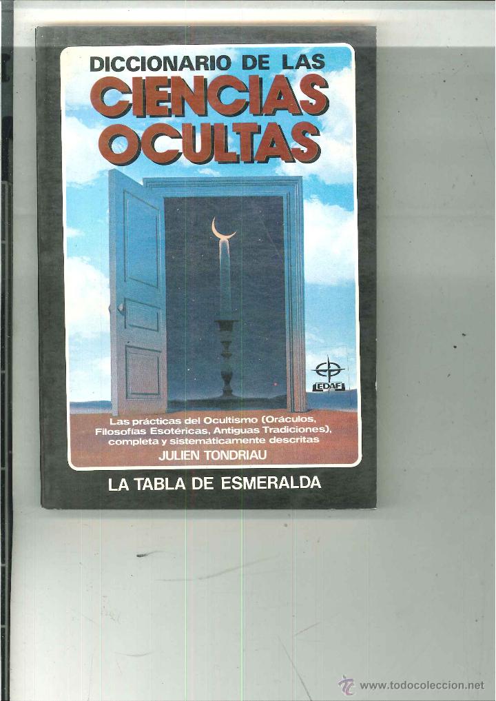 Second hand books: DICCIONARIO DE LAS CIENCIAS OCULTAS. Julien Tondriau