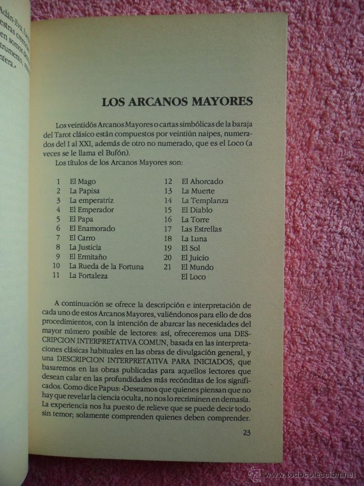 Libros de segunda mano: el tarot ren&eacute; fleury ediciones ultramar 1995 - Foto 2