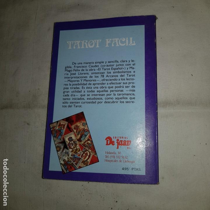 Libros de segunda mano: TAROT FACIL - CAUDET Y LLORENS- 1989 - Foto 3