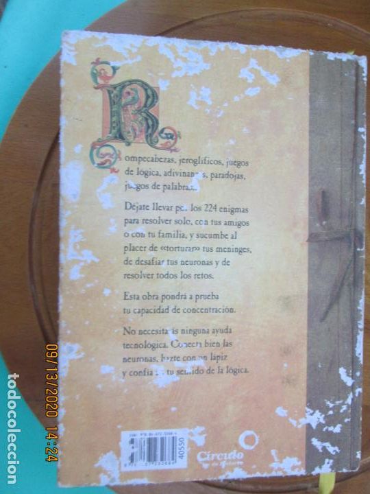 Libros de segunda mano: EL GRAN LIBRO DE LOS ENIGMAS - FABRICE MAZZA - CIRCULO DE LECTORES 2008. - Foto 3