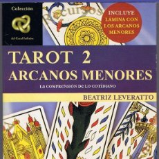 Libros de segunda mano: TAROT 2 ARCANOS MENORES BEATRIZ LEVE RATTO. Lote 257527660