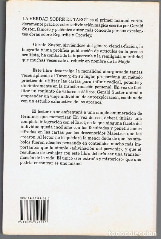 Libros de segunda mano: LA VERDAD SOBRE EL TAROT GERALD SUSTER - Foto 3
