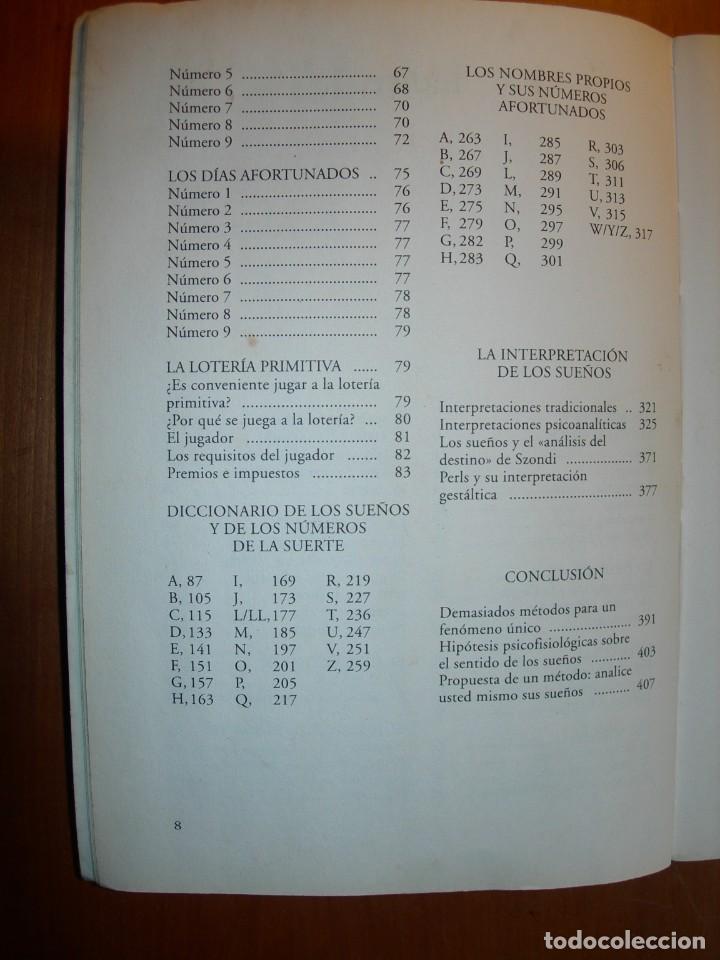 Libros de segunda mano: COMO INTERPRETAR LOS SUE&Ntilde;OS Y LOS N&Uacute;MEROS DE LA SUERTE / ANGIOLA ARANCIO - ANGEL CASAS - Foto 4