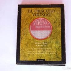 Livros em segunda mão: ORÁCULO VIKINGO COMO TAROT LIBRO Y RUNAS RALPH BLUM 1ED. Lote 268256004