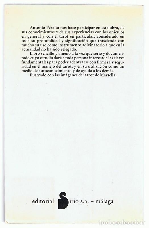 Libros de segunda mano: EL TAROT SU INTERPRETACI&Oacute;N ANTONIO PERALTA GIL - Foto 2