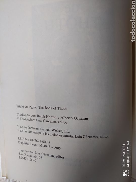 Libros de segunda mano: El Libro de Thot tarot egipcio - Foto 4