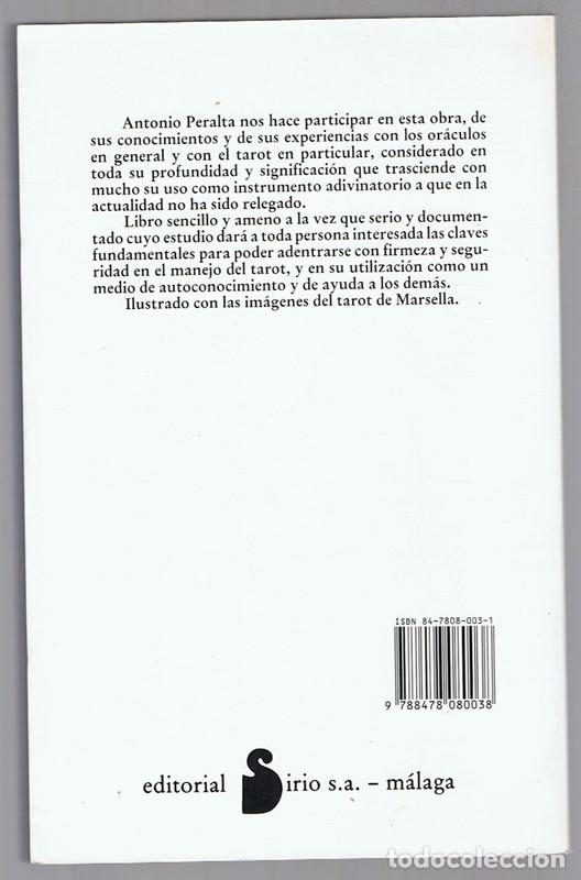 Libros de segunda mano: EL TAROT SU INTERPRETACI&Oacute;N ANTONIO PERALTA - Foto 2