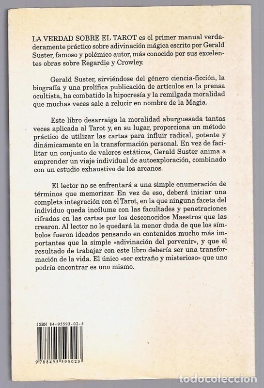 Libros de segunda mano: LA VERDAD SOBRE EL TAROT GERALD SUSTER - Foto 2