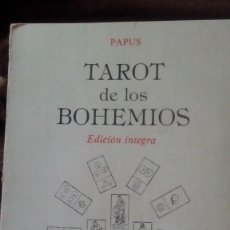 Livros em segunda mão: TAROT DE LOS BOHEMIOS - PAPUS 1ºEDICION 1983. Lote 273999588