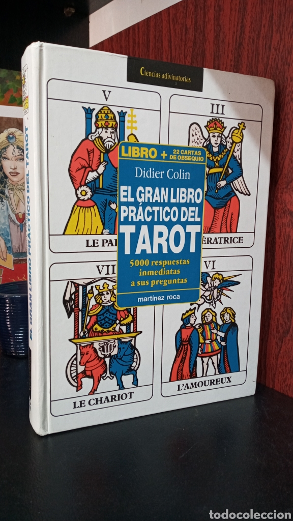 Libros de segunda mano: EL GRAN LIBRO PR&Aacute;CTICO DEL TAROT.DIDIER COLIN.ED.MARTINEZ ROCA. - Foto 3