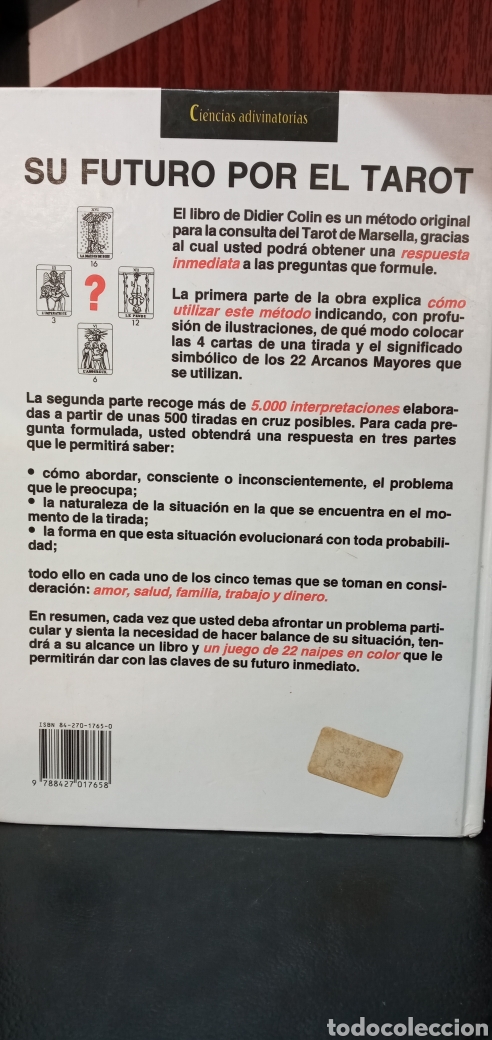 Libros de segunda mano: EL GRAN LIBRO PR&Aacute;CTICO DEL TAROT.DIDIER COLIN.ED.MARTINEZ ROCA. - Foto 5