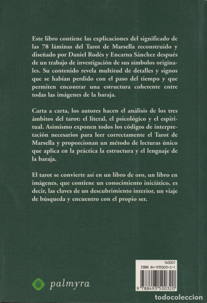 Libros de segunda mano: El libro de oro. Tarot de Marsella. VVAA. Palmyra. 2006. - Foto 2