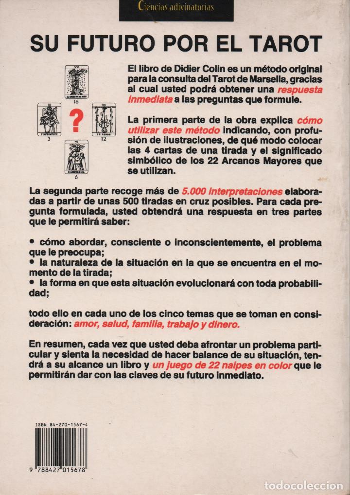 Libros de segunda mano: El gran libro pr&aacute;ctico de tarot. Didier Colin. Mart&iacute;nez Roca. 1991. - Foto 2