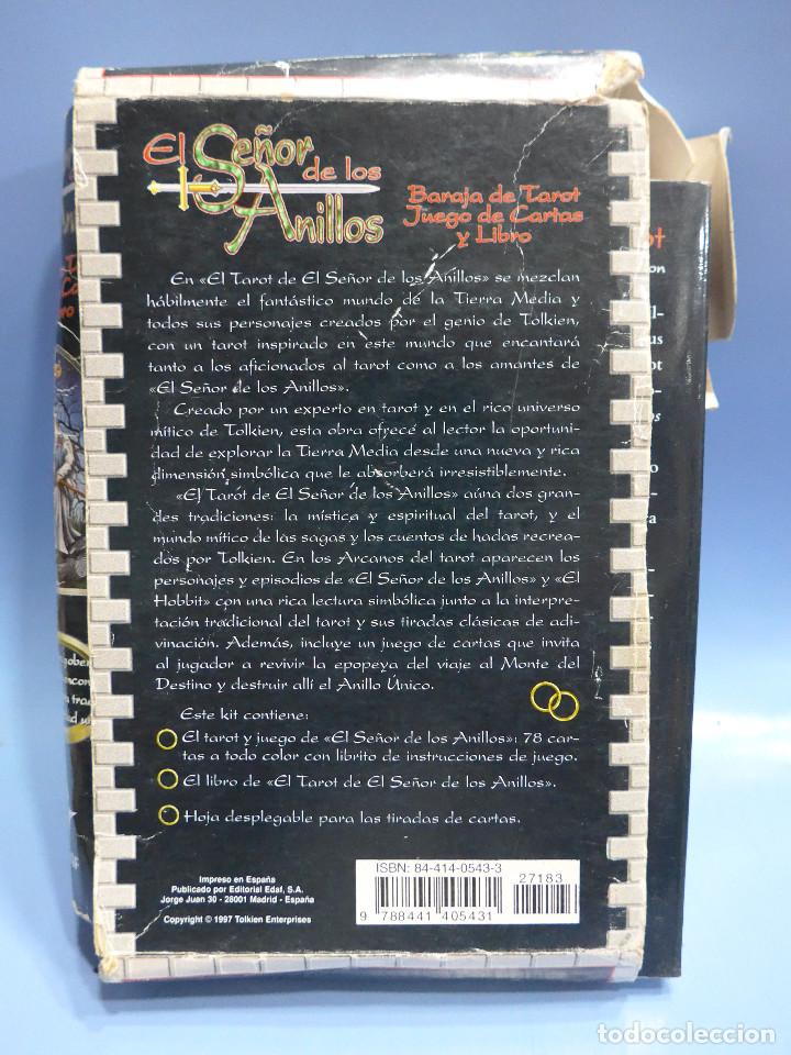 Libros de segunda mano: LIBRO DEL TAROT EL SE&Ntilde;OR DE LOS ANILLOS - Foto 2