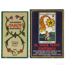 Libros de segunda mano: EL GRAN TAROT ESOTERICO + TAROT ESPAÑOL BILINGÜE FOURNIER 78 CARTAS + LIBRO DE INSTRUCCIONES NUEVO