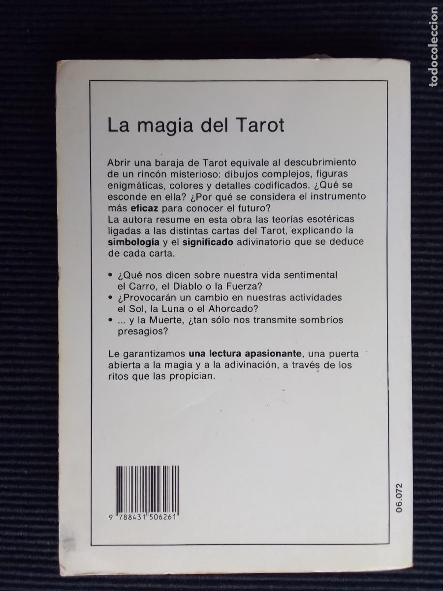 Libros de segunda mano: LA MAGIA DEL TAROT. LUISA BENI. DE VECCHI 1992. - Foto 2