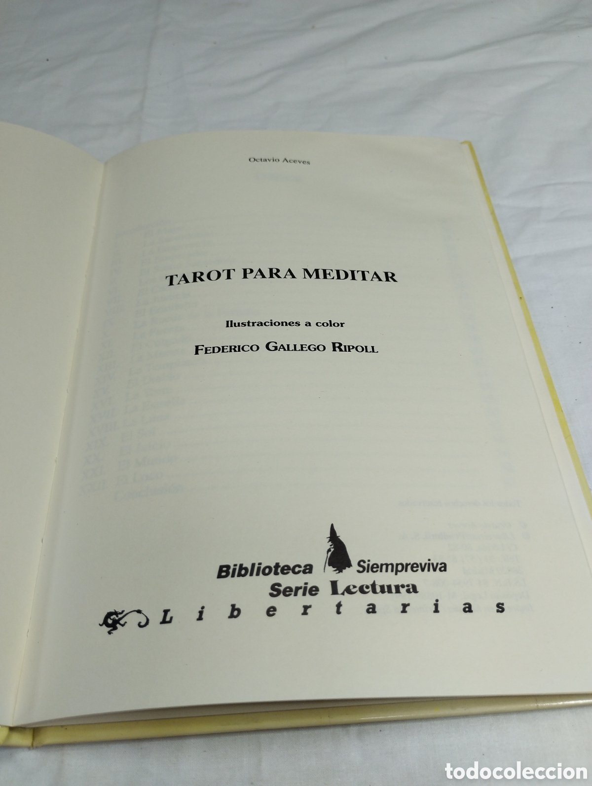 Libros de segunda mano: Tarot para meditar. Octavio Aceves, 1991 KKB - Foto 3