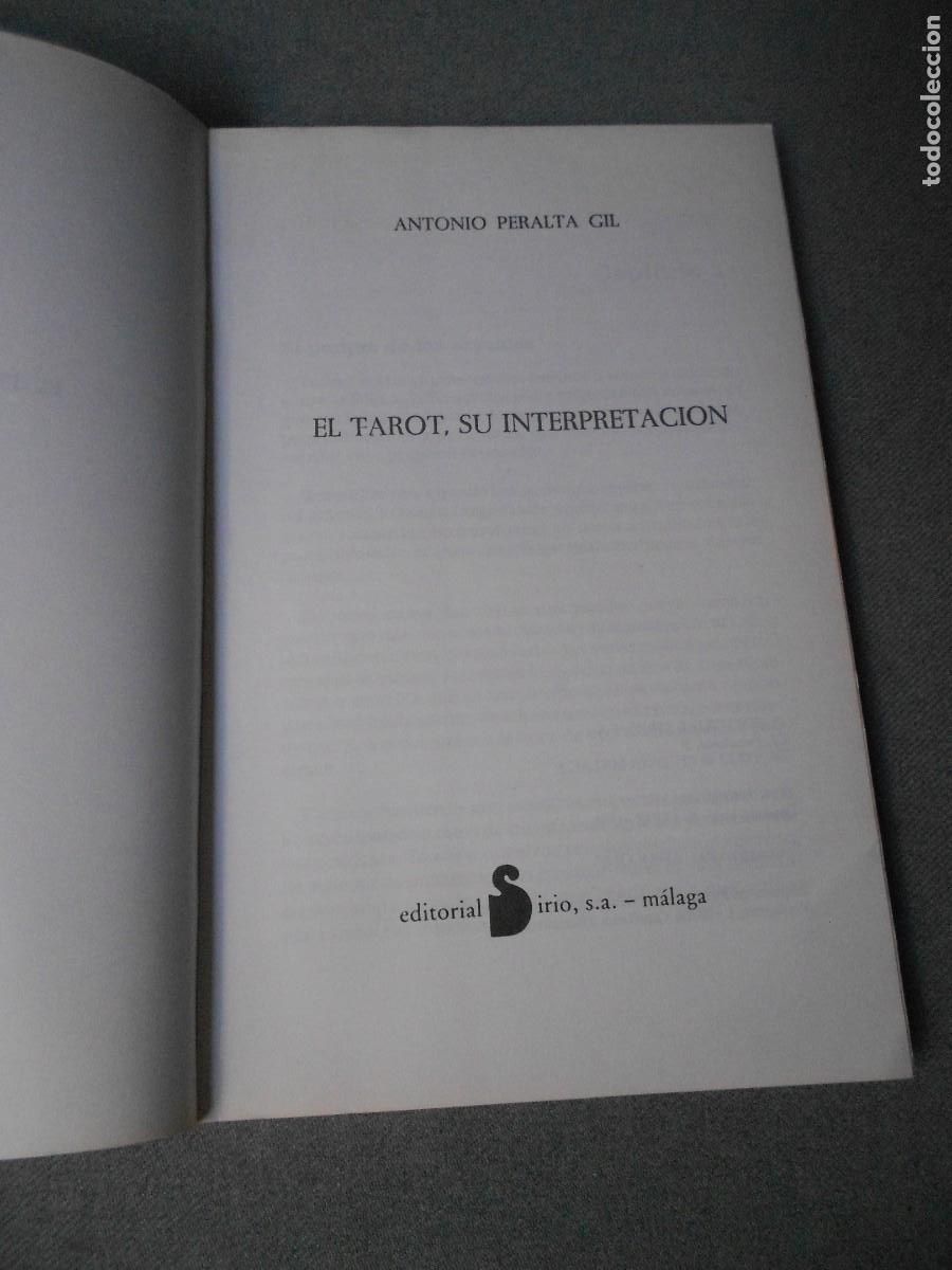 Libros de segunda mano: EL TAROT, SU INTERPRETACION - Foto 2