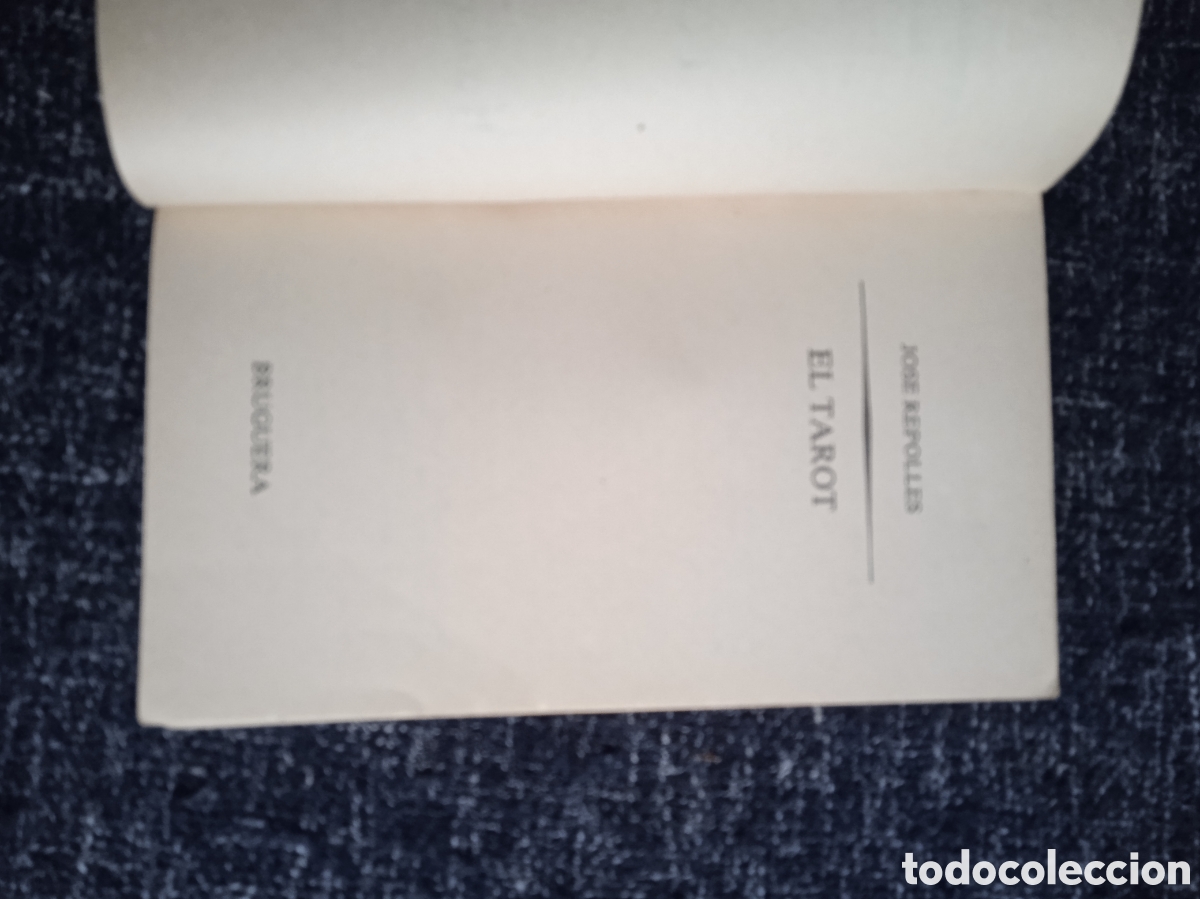Libros de segunda mano: EL TAROT. / JOS&Eacute; REPOLLES. -ED. BRUGUERA - Foto 2