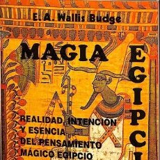 Libros de segunda mano: MAGIA EGIPCIA REALIDAD INTENCION Y ESENCIA DEL PENSAMIENTO MAGICO EGIPCIO