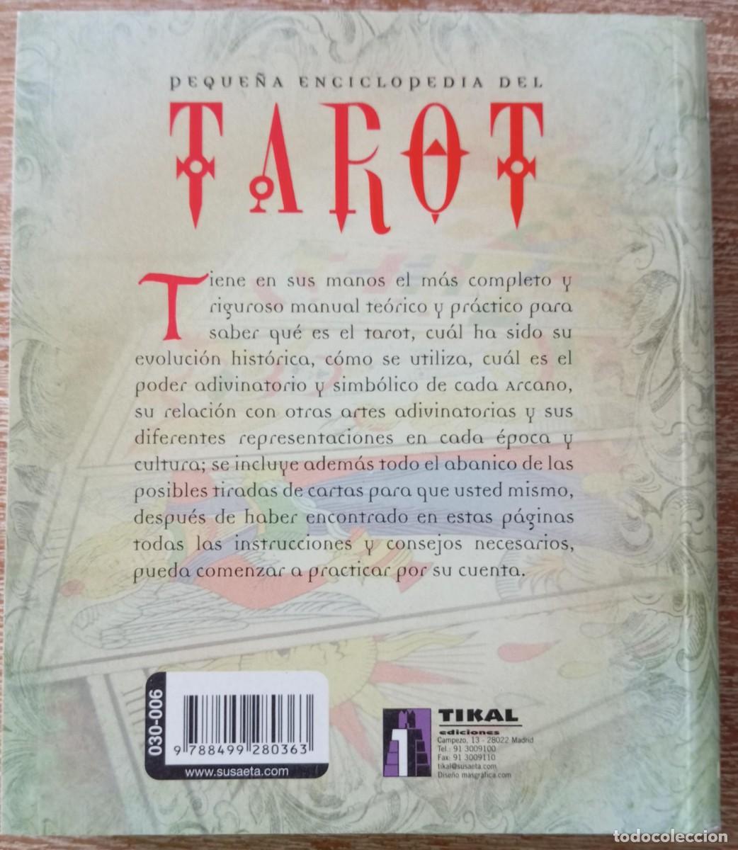 Libros de segunda mano: PEQUE&Ntilde;A ENCICLOPEDIA DEL TAROT - TIKAL - Foto 2