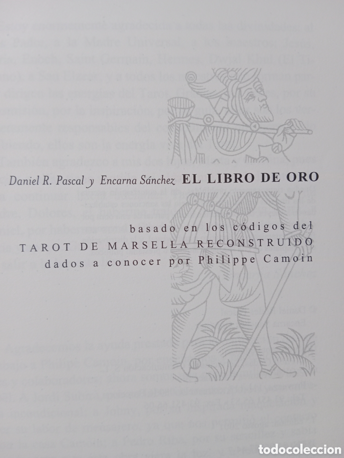 Libros de segunda mano: EL LIBRO DE ORO, EL TAROT DE MARSELLA, DANIEL PASCAL Y ENCARNA S&Aacute;NCHEZ - Foto 3