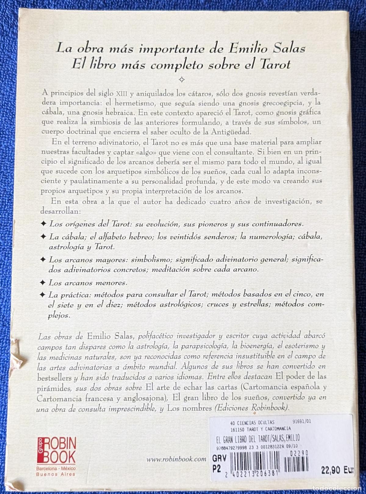 Libros de segunda mano: El gran libro del Tarot - Emilio Salas - Robinbook (2009) - Foto 7