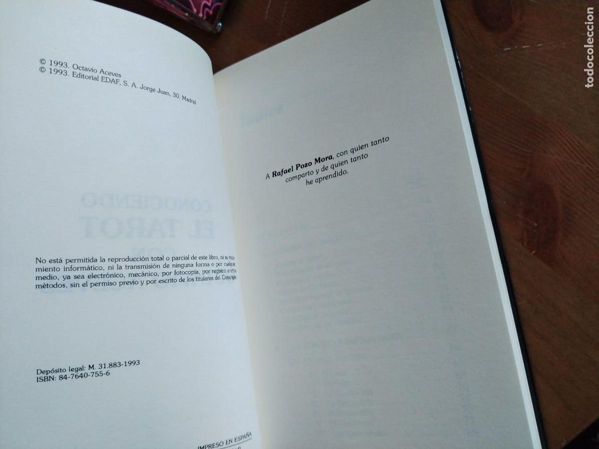 Libros de segunda mano: Conociendo el tarot con Octavio Aceves - Foto 4